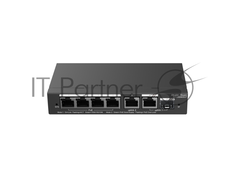 PoE Коммутатор, управляемый Ruijie/Reyee RG-ES206GS-P