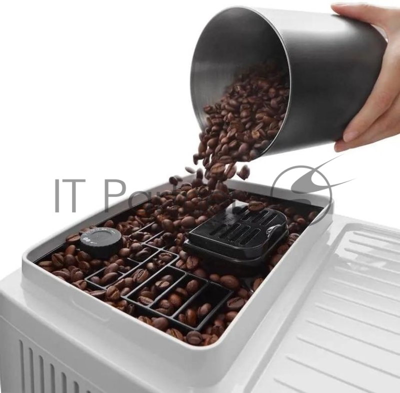 Кофемашина автоматическая DeLonghi ECAM220.61.W белый, молотый+зерновой, 1.8 л, 1450 Вт, 15 бар