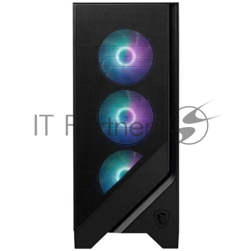 Корпус MSI MAG FORGE 320R Airflow, Midi-Tower, чёрный, 4 x 120 мм