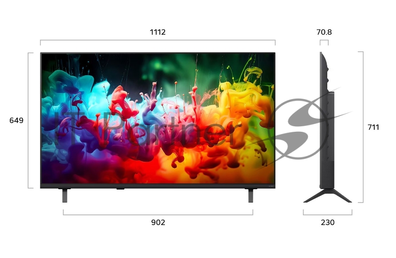 Телевизор LG 50 50QNED70B6C.ARUG черный MiniLED QNED UHD 60Hz Smart TV WebOS
