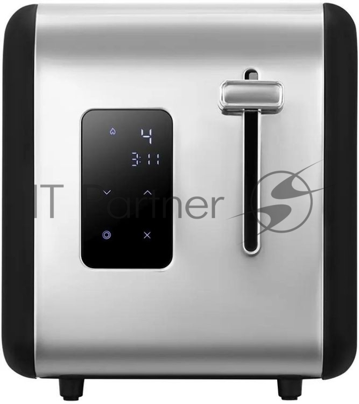 Тостер Kitfort КТ-6497 850Вт черный/стальной