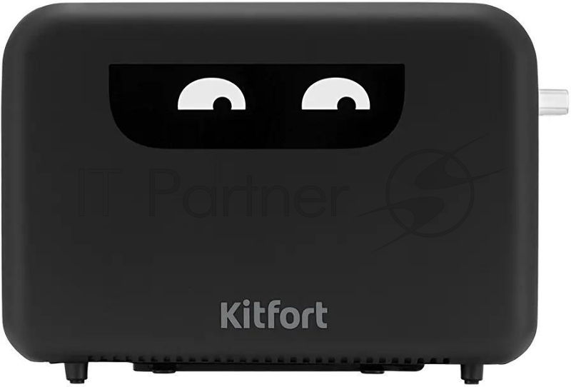 Тостер Kitfort КТ-6497 850Вт черный/стальной