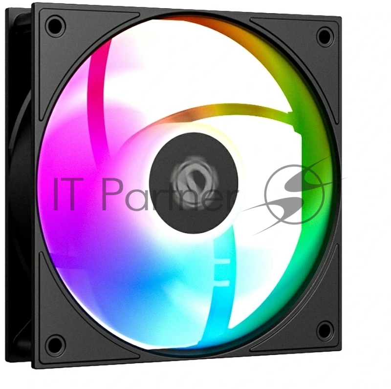 Корпус Case ID-Cooling VIEW 500 ARGB Black mATX/win TG/3 fans/Gen2 Type C/CPU 162mm/GPU 407mm/no PSU