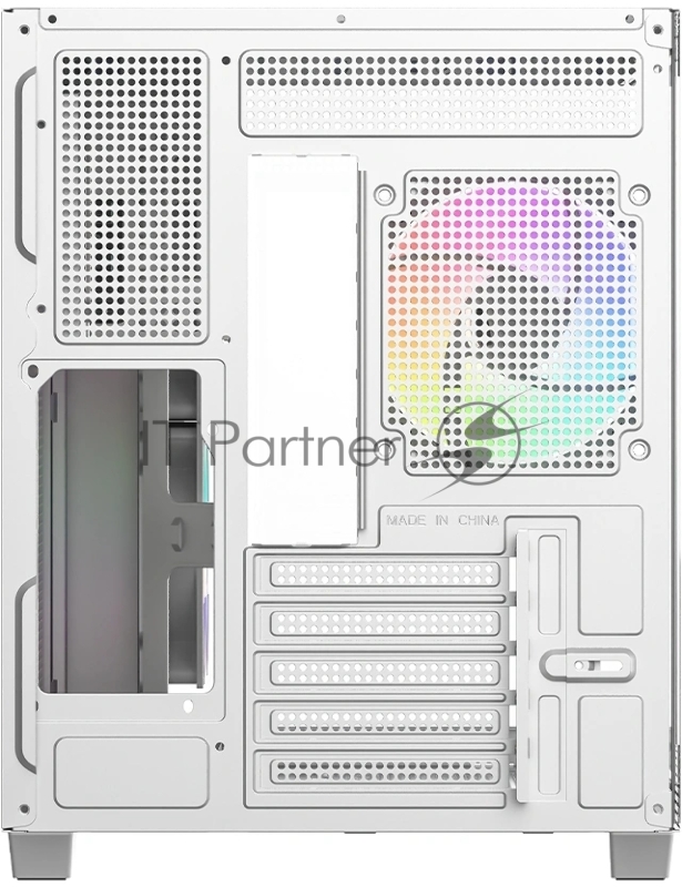 Корпус Case ID-Cooling VIEW 500 ARGB White mATX/win TG/3 fans/Gen2 Type C/CPU 162mm/GPU 407mm/no PSU