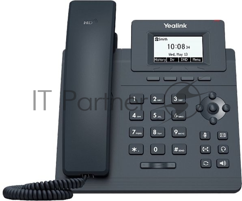 Телефон SIP Yealink SIP-T30P комплект без БП черный