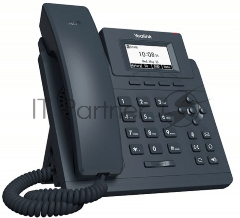 Телефон SIP Yealink SIP-T30P комплект без БП черный