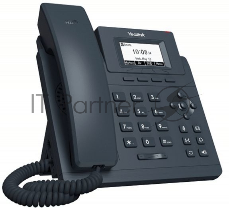 Телефон SIP Yealink SIP-T30P комплект без БП черный