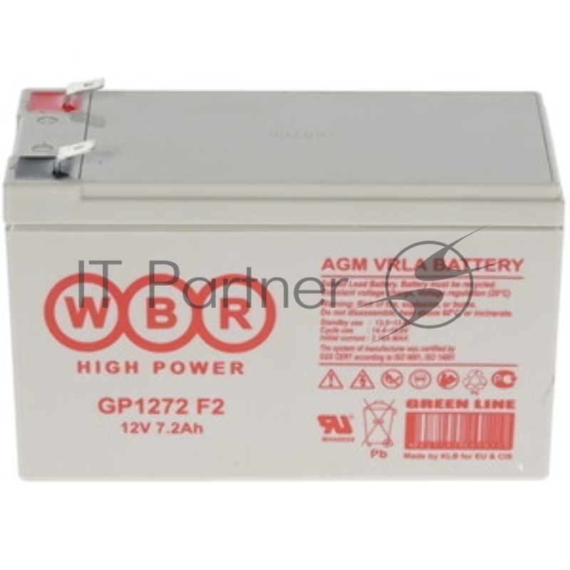 Батарея WBR GP 1272 12V 7.2Ah