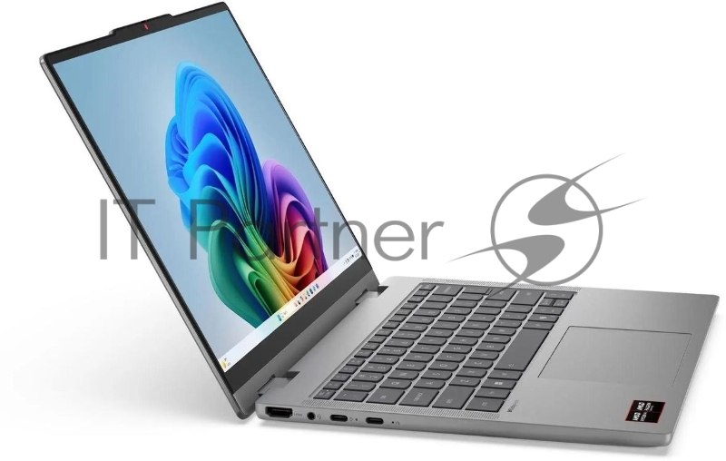 Ноутбук Lenovo IdeaPad 5 2-in-1 14AHP11 Ryzen 5 230 16Gb SSD512Gb AMD Radeon 760M 14 OLED Touch WUXGA (1920x1200) без ОС grey WiFi BT Cam (83UJ0016PS)