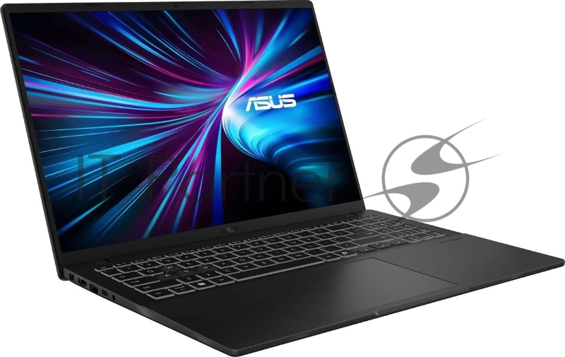Ноутбук Asus V16 V3607VH-TK185 Core 5 210H 16Gb SSD512Gb NVIDIA GeForce RTX5050 8Gb 16 IPS WUXGA (1920x1200) без ОС black WiFi BT Cam (90NB16L1-M00FR0)