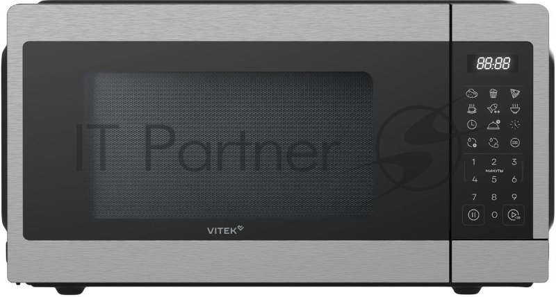 Микроволновая Печь Vitek VT-MW1023 23л. 900Вт серебристый/нержавеющая сталь