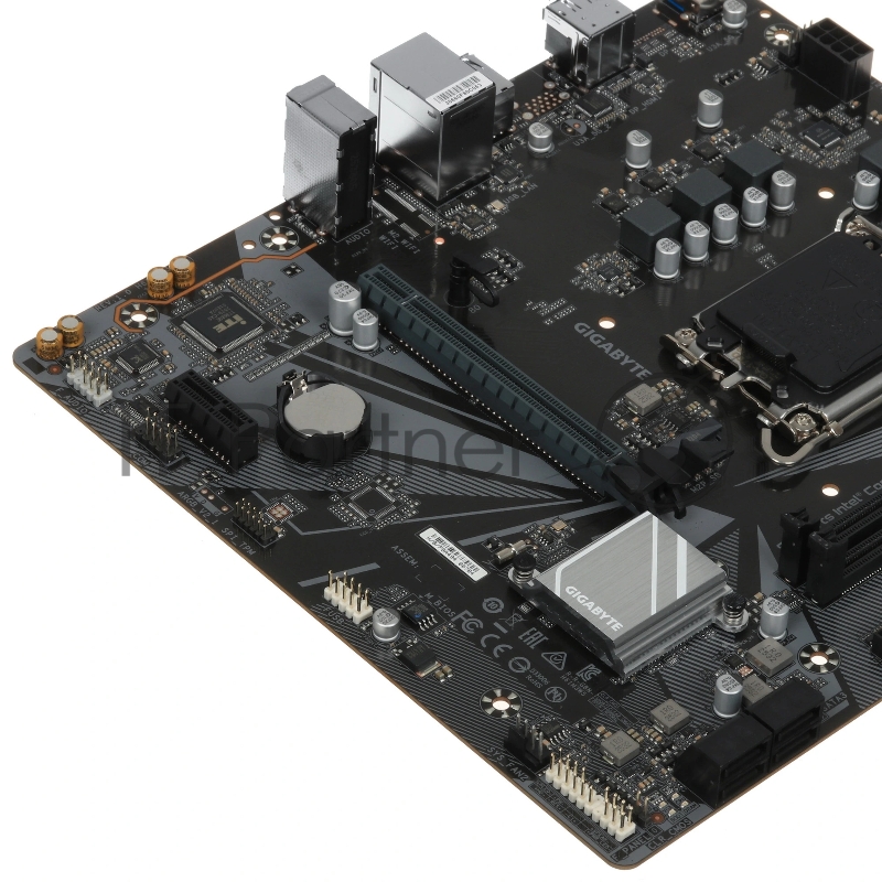 Материнская плата Gigabyte H610M D3W H610, LGA1700, 2*DDR5, 1*PCIEx16, 1*PCIEx1, 1*M.2, 1*TypeC, 3*USB3.2Gen1, 7*USB2.0, 4*SATA3.0, 1G, DP, HDMI, M-ATX, RTL