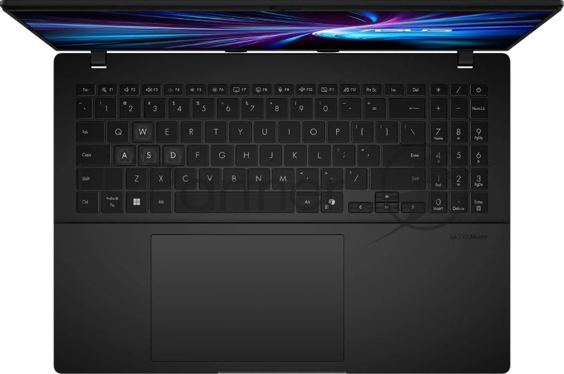 Ноутбук Asus V16 V3607VJ-TK268 Core 5 210H 16Gb SSD512Gb NVIDIA GeForce RTX 3050 6Gb 16 IPS WUXGA (1920x1200) без ОС black WiFi BT Cam (90NB15V1-M00JK0)