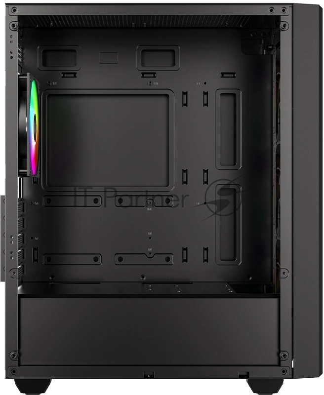 Корпус Case ID-Cooling WARE 300 ARGB Black mATX/win TG/ 4 fans/ Type C/ CPU 160mm/ GPU 320mm/ no PSU