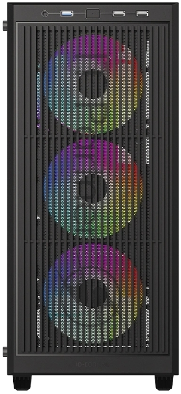 Корпус Case ID-Cooling WARE 310 ARGB Black ATX/ win TG/ 4 fans/ Type C/ CPU 160mm/ GPU 320mm/ no PSU