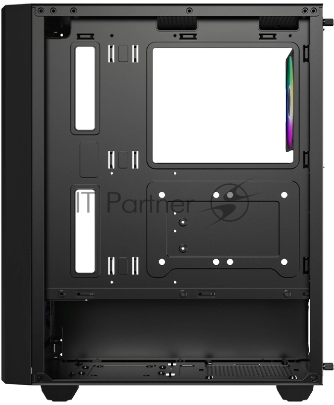 Корпус Case ID-Cooling WARE 310 ARGB Black ATX/ win TG/ 4 fans/ Type C/ CPU 160mm/ GPU 320mm/ no PSU