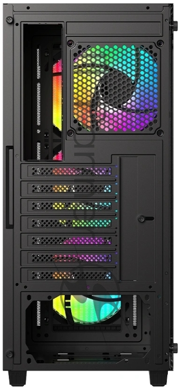 Корпус Case ID-Cooling WARE 310 ARGB Black ATX/ win TG/ 4 fans/ Type C/ CPU 160mm/ GPU 320mm/ no PSU