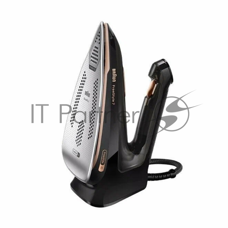Утюг Braun FI7276BK черный/золотистый, 2000 Вт, 55 г/мин, 240 г/мин, 350 мл