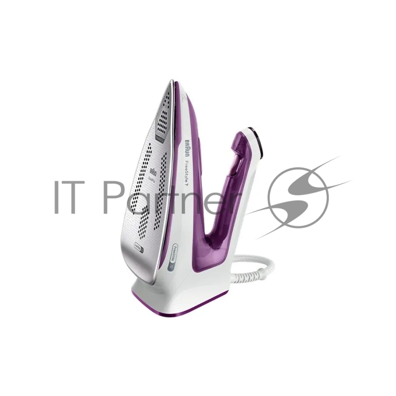 Утюг Braun FI7215VI белый/фиолетовый, 2000 Вт, 55 г/мин, 240 г/мин, 350 мл