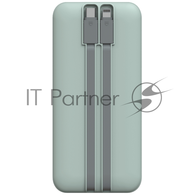 Портативный аккумулятор TOLT Lit KP128 Green, 10000mAh, 22,5W, fast charging and PD, green, CCC/ Powerbank TOLT Lit KP128 Green, 10000mAh, 22,5W, fast charging and PD, green, CCC