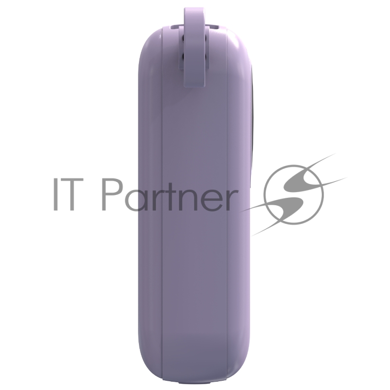 Портативный аккумулятор TOLT Lit LT-LM10T, 10000mAh, 22,5W, fast charging and PD, violet/ Powerbank TOLT Lit LT-LM10T, 10000mAh, 22,5W, fast charging and PD, violet