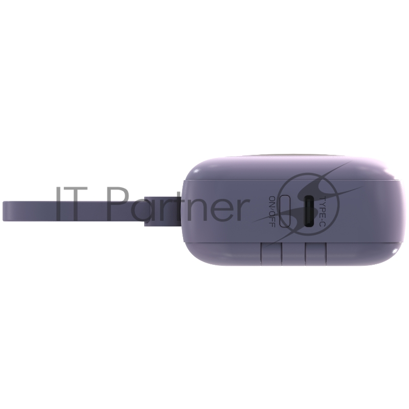 Портативный аккумулятор TOLT Lit LT-LM10T, 10000mAh, 22,5W, fast charging and PD, violet/ Powerbank TOLT Lit LT-LM10T, 10000mAh, 22,5W, fast charging and PD, violet