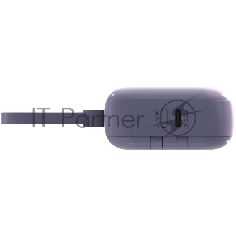 Портативный аккумулятор TOLT Lit LT-LL10T, 10000mAh, 22,5W, fast charging and PD, violet/ Powerbank TOLT Lit LT-LL10T, 10000mAh, 22,5W, fast charging and PD, violet