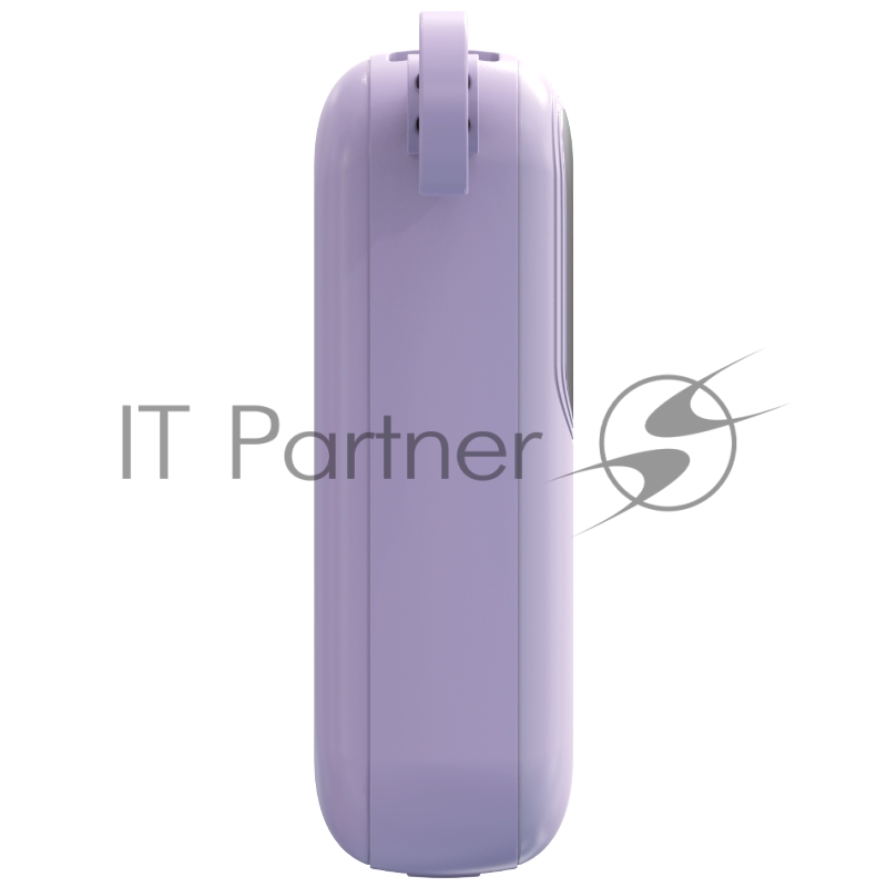 Портативный аккумулятор TOLT Lit LT-LL10T, 10000mAh, 22,5W, fast charging and PD, violet/ Powerbank TOLT Lit LT-LL10T, 10000mAh, 22,5W, fast charging and PD, violet