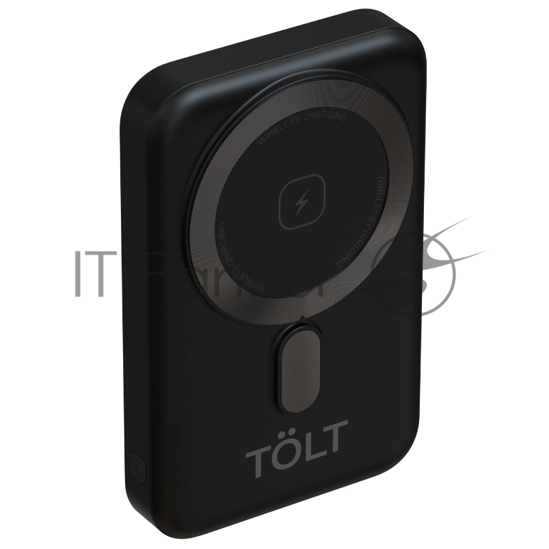 Портативный аккумулятор TOLT Seg KW101 Black, 10000mAh, 22,5W, fast charging and PD, wireless, magnetic, black, CCC/ Powerbank TOLT Seg KW101 Black, 10000mAh, 22,5W, fast charging and PD, wireless, magnetic, black, CCC