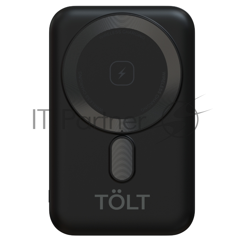 Портативный аккумулятор TOLT Seg KW101 Black, 10000mAh, 22,5W, fast charging and PD, wireless, magnetic, black, CCC/ Powerbank TOLT Seg KW101 Black, 10000mAh, 22,5W, fast charging and PD, wireless, magnetic, black, CCC