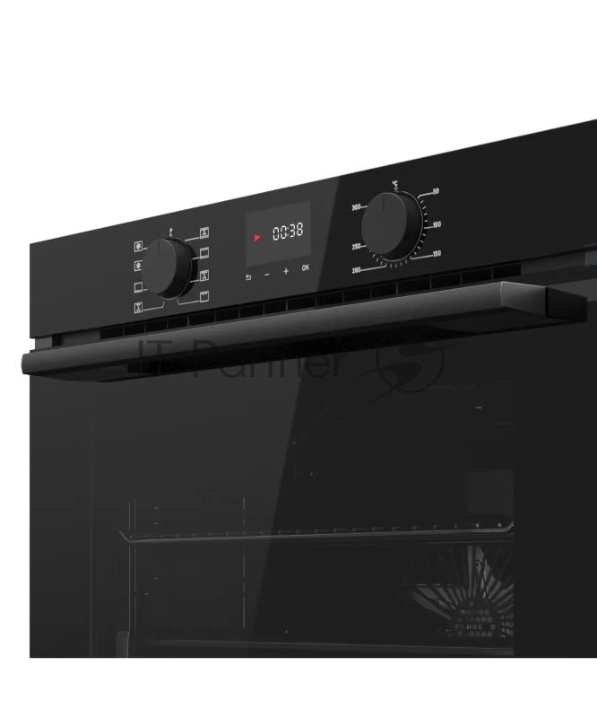 Духовой шкаф Kuppersberg HF 608 Black, доводчик двери, цвет черный, цвет фурнитуры черный