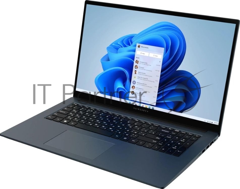 Ноутбук Maibenben M17A-R574UM Ryzen 5 7430U 16Gb SSD1Tb AMD Radeon 17.3 IPS FHD (1920x1080) Windows 11 Home blue WiFi BT Cam (M17A-R574UM0G3RHU4EB0)