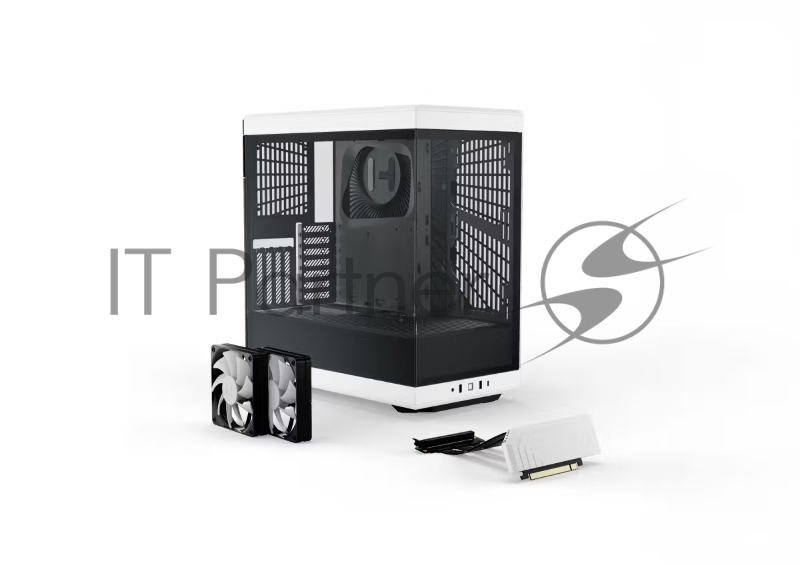 Корпус без блока питания Case HYTE Y40, Midi-Tower, TG, no fans, 2xUSB-A 3.2, 1xUSB Type-C, ATX, mATX, mITX Panda