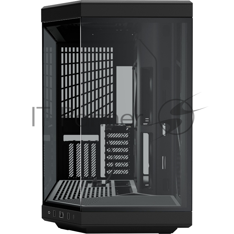 Корпус без блока питания Case HYTE Y70, Midi-Tower, TG, no fans, 2xUSB-A 3.2, 1xUSB Type-C, E-ATX, ATX, mATX, mITX Black