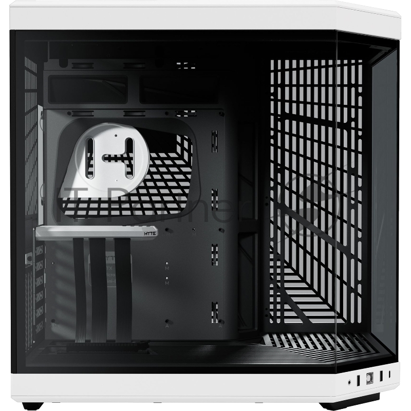 Корпус без блока питания Case HYTE Y70, Midi-Tower, TG, no fans, 2xUSB-A 3.2, 1xUSB Type-C, E-ATX, ATX, mATX, mITX Black