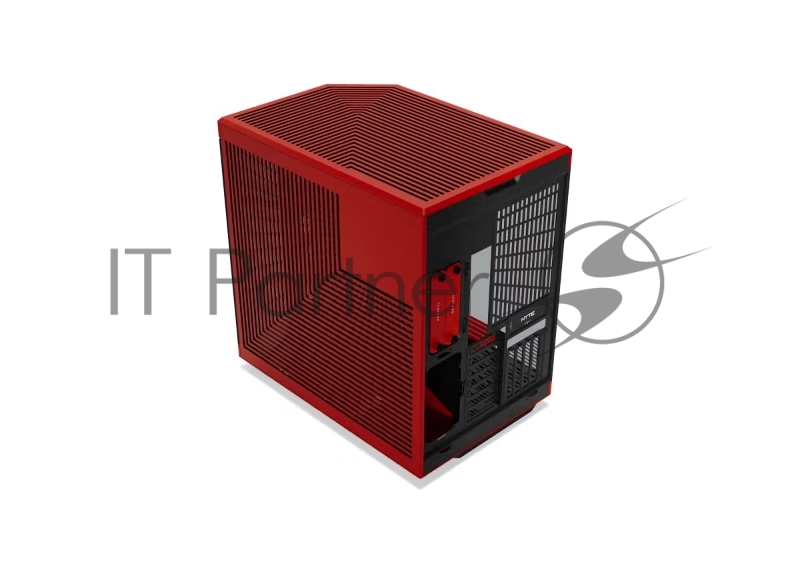 Корпус без блока питания Case HYTE Y70, Midi-Tower, TG, no fans, 2xUSB-A 3.2, 1xUSB Type-C, E-ATX, ATX, mATX, mITX Black Cherry