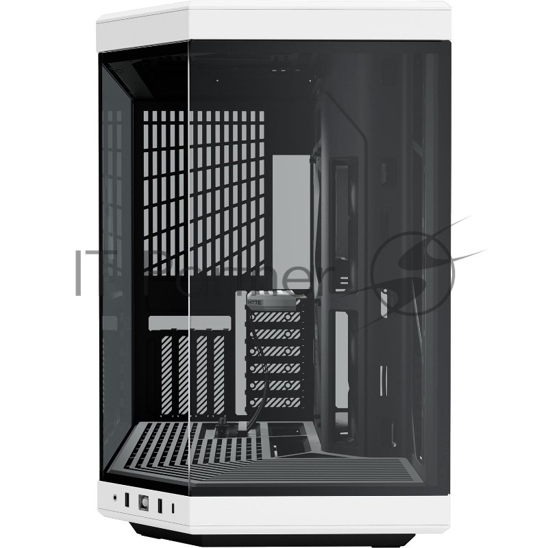 Корпус без блока питания Case HYTE Y70, Midi-Tower, TG, no fans, 2xUSB-A 3.2, 1xUSB Type-C, E-ATX, ATX, mATX, mITX Black Panda