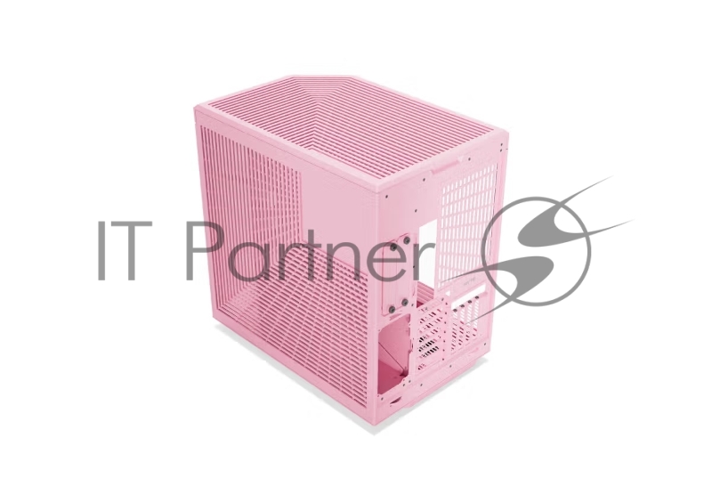 Корпус без блока питания Case HYTE Y70, Midi-Tower, TG, no fans, 2xUSB-A 3.2, 1xUSB Type-C, E-ATX, ATX, mATX, mITX Strawberry Milk