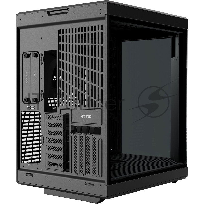 Корпус без блока питания Case HYTE Y70 Touch Infinite, Midi-Tower, TG, LCD, no fans, 2xUSB-A 3.2, 1xUSB Type-C, E-ATX, ATX, mATX, mITX Black