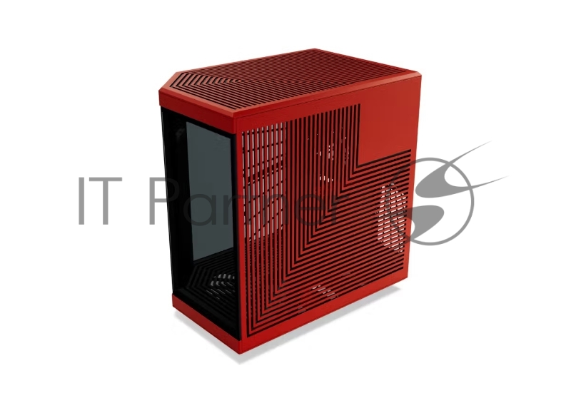 Корпус без блока питания Case HYTE Y70 Touch Infinite, Midi-Tower, TG, LCD, no fans, 2xUSB-A 3.2, 1xUSB Type-C, E-ATX, ATX, mATX, mITX Black Cherry