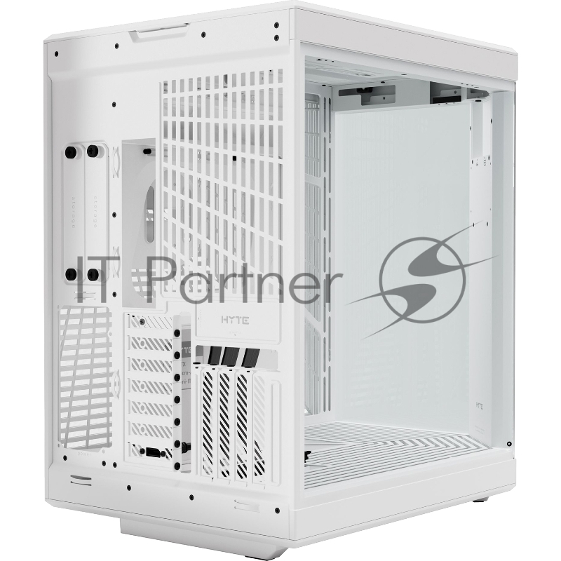 Корпус без блока питания Case HYTE Y70 Touch Infinite, Midi-Tower, TG, LCD, no fans, 2xUSB-A 3.2, 1xUSB Type-C, E-ATX, ATX, mATX, mITX White Snow