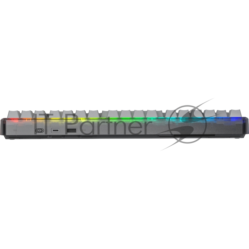 Беспроводная механическая клавиатура AULA F87 Серый градиент 3in1 Gradient Серый, символы на бок. грани, зеленые Reaper свитчи, РУС (Bluetooth, 2.4 Гц)