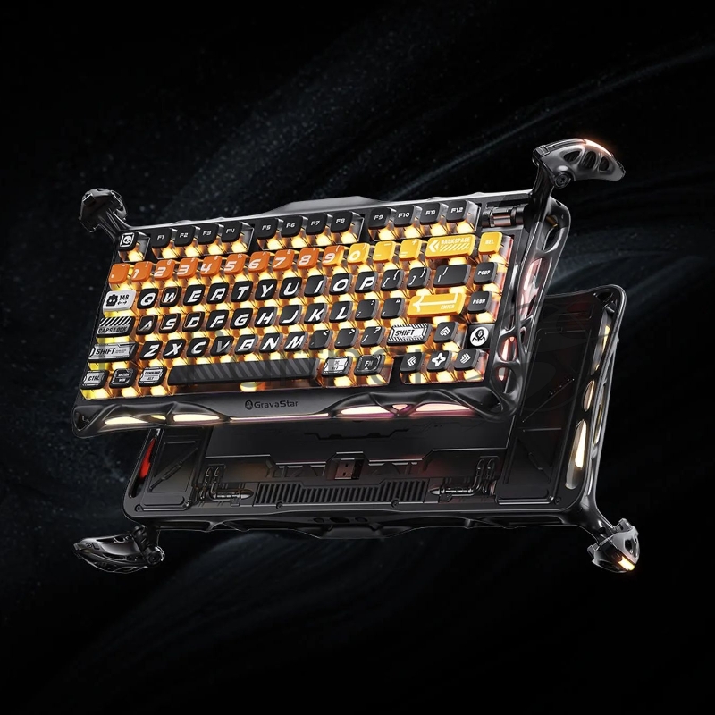 Механическая клавиатура Gravastar Mercury K1 Pro BO BLK