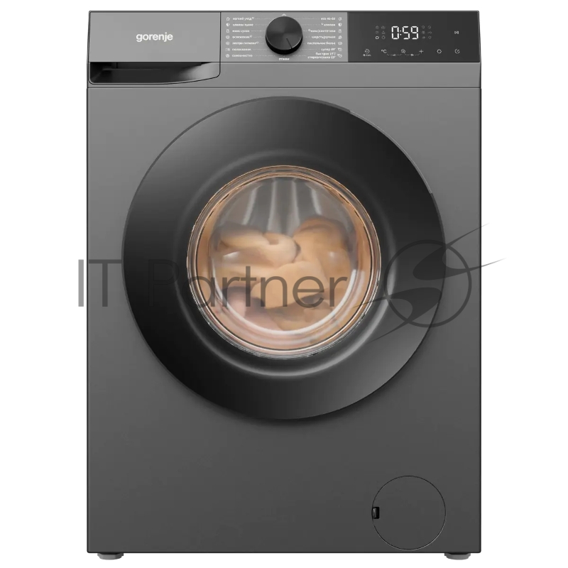 Стирально-сушильная машина Gorenje WDG2P1174A3D2S/C, отдельностоящая, ВхШхГ 845х595х590 мм, загрузка 11/7 кг, 15 программ, 1400 об/мин, цифровой дисплей, поворотное/сенсорное управление, отсрочка старта, пар, функция Aqua JetWash, AquaStop, мотор Inv