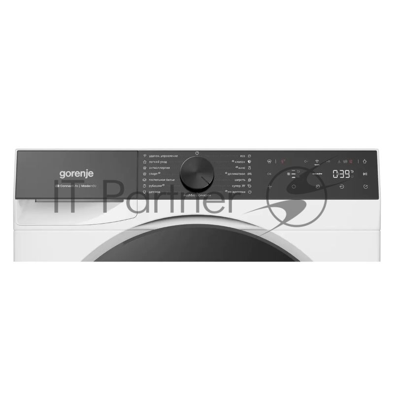 Сушильная машина Gorenje DG69D, отдельностоящая, ВхШхГ 850х600х625 мм, загрузка 9 кг, 15 программ, конденсационная сушка с тепловым насосом, поворотное/сенсорное управление, цифровой дисплей, датчик влажности белья, функция TwinAir, половинная загруз