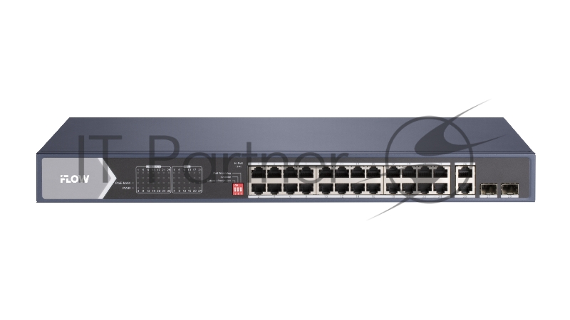 Коммутатор неуправляемый 24PORT 1000M POE F-SW-EU628HPOE-V IFLOW