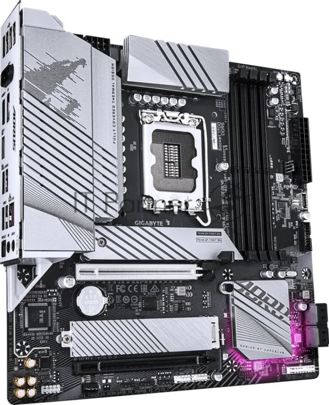 Материнская плата Gigabyte B760M AORUS ELITE WIFI6E GEN5 Soc-1700 Intel B760 4xDDR5 mATX AC`97 8ch(7.1) 2.5Gg RAID+HDMI+DP