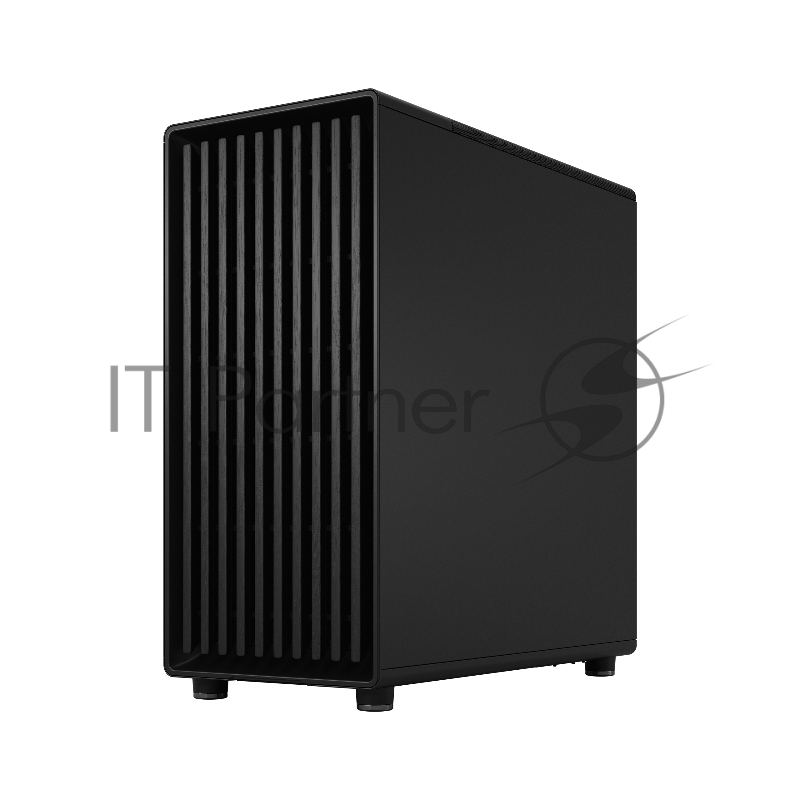 Корпус ПК без блока питания/ Case Fractal Design North TG Momentum Edition, Midi-Tower, 3x120mm, 2xUSB-A 3.2 + 1xUSB 3.2 Type-C ATX, mATX, mITX Wood panel, Black