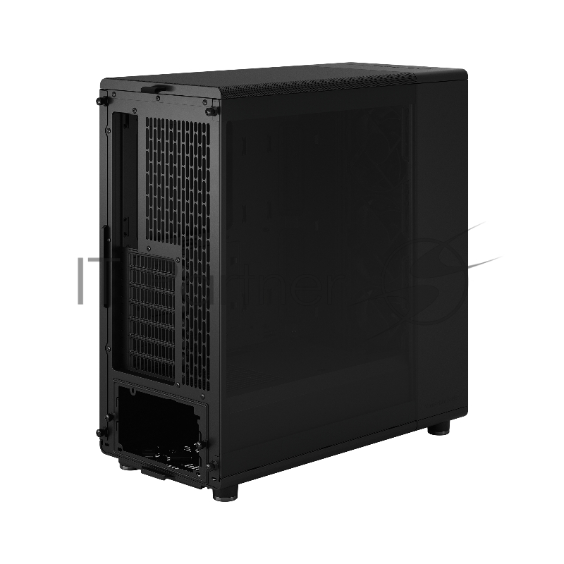 Корпус ПК без блока питания/ Case Fractal Design North TG Momentum Edition, Midi-Tower, 3x120mm, 2xUSB-A 3.2 + 1xUSB 3.2 Type-C ATX, mATX, mITX Wood panel, Black