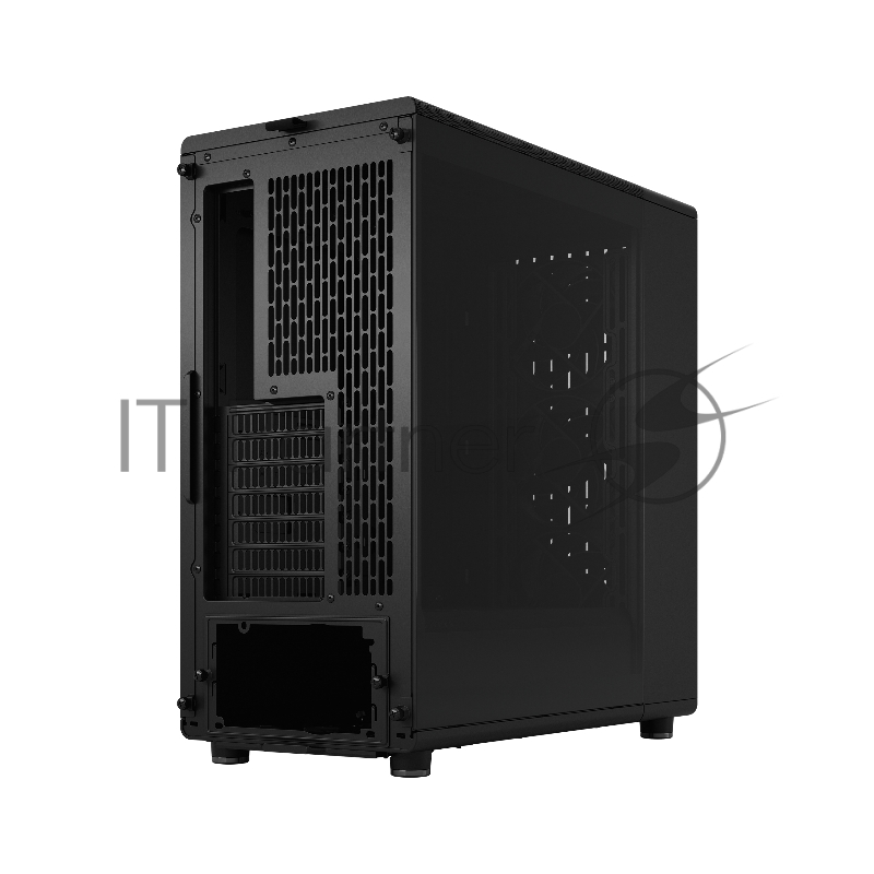 Корпус ПК без блока питания/ Case Fractal Design North TG Momentum Edition, Midi-Tower, 3x120mm, 2xUSB-A 3.2 + 1xUSB 3.2 Type-C ATX, mATX, mITX Wood panel, Black